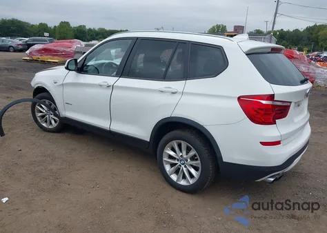 2017 BMW X3 xDrive28I z USA, uszkodzony, nr VIN 5UXWX9C51H0T04479